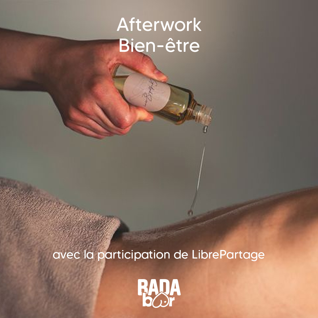 Afterwork Bien-être Bada Bar Lyon — soirée massage partenariat LibrePartage