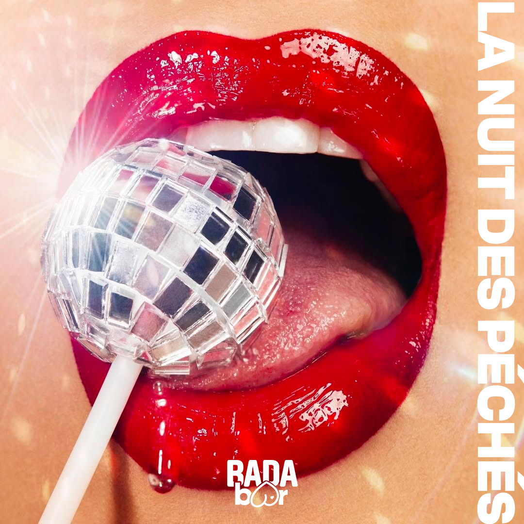 Affiche La Nuit des Péchés, Bada Bar Libertin Lyon — tous les samedis dès 18h